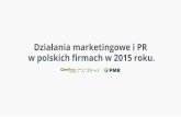 Compress Prezentacjacompress.pl/content/uploads/2015/11/Raport...przede wszystkim wsparcie procesów sprzedaŽy w tym generowanie leadów. ComPress S.A. jako jedyna firma doradztwa