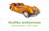 Grafika wektorowazsplukta.pl/e-learning/informatyka/prezentacje/Grafika_wektorowa.pdf · • Wizytówki, znaki firmowe, emblematy. • Wykresy matematyczne, fizyczne i ekonomiczne