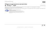 Oprogramowanie E-Flo® SP · Ustawianie hasła Ustawić hasło dostępu do Ekranów konfiguracji (patrz Ekran ustawień zaawansowanych 1 – standardowe ustawienia ADM na stronie