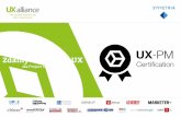 dla Project Managerów - UX-PM › materialy › Broszura-Informacyjna-UX-PM-Level-1.pdf · SESJA 2 – Użyteczność, emocje, ergonomia Znaczenie UX dla jednostek biznesowych wewnątrz