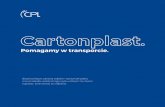 Pomagamy w transporcie. - cartonplast · Natomiast stosowanie przekładek plastikowych generuje o 67 proc. niższą emisję CO2 w porównaniu z użyciem przekładek z tektury. To