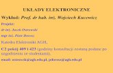 UKŁADY ELEKTRONICZNE Wykład: Prof. dr hab. inż ...home.agh.edu.pl/~zesmikro/wordpress/wp-content/uploads/2014_UE… · UKŁADY ELEKTRONICZNE Wykład: Prof. dr hab. inż. Wojciech