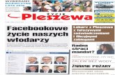 Facebookowe - zwielkopolski24.plmedia.zwielkopolski24.pl/gazeta/2/2016/31.pdf · (na facebooku określa się znajomych) o gminnych przedsięwzięciach. Burmistrz Chocza Marian Wielgosik,