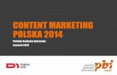 CONTENT MARKETING POLSKA 2014 - Press.pl...ostatniego pół roku zaczął z niego korzystać. Co czwarta osoba zdecydowała się założyć konto na YouTube oraz Google+, jednak może
