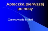 Apteczka pierwszej pomocy - limegreenlab.pl · APTECZKA DOMOWA Jej lokalizacja powinna być taka, aby małe dzieci nie miały dostępu do leków i niebezpiecznych przedmiotów w niej