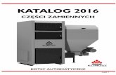 KATALOG 2016 - Klimosz.pl...2015/11/25  · 11 CV/LING/5267 Dystans motoreduktora L=50 mm 12 CT/LU/2231 Podajnik ślimakowy palnika retortowego L=700 mm zasobnik 230dm3 13 CT/LU/2401