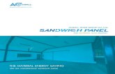 แผ่นฉนวนสำเร็จรูป Sandwich Panel · ENERGY SAVING BUILDING n(îJ Ian YIUffl1U ana . AC WALL PANEL (SANDWICH SANDWICH THE MATERIAL SAVE ENERGY PANEL)