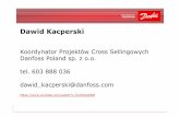 Koordynator Projektów Cross Sellingowych Danfoss Poland sp ... … · Dlaczego pompy ciepła: Koszty eksploatacji / inwestycji Wymogi prawa (konieczność zapewnienia odpowiedniego