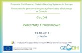 Promote Geothermal District Heating Systems in Europe ...geodh.eu/wp-content/uploads/2015/02/WP5.2-Sekcja-A-3.pdf · Jakie są główne elementy geotermalnej sieci ciepłowniczej?