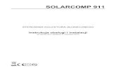 SOLARCOMP 911 - Compit Automatykacompit.pl/images/regulatory/solarcomp911/... · 3. Kolektor słoneczny. 4. Świecenie oznacza załączenie funkcji urlopowej, miganie oznacza załączenie