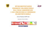 WYKORZYSTANIE ENERGII SŁONECZNEJ NA CELE GRZEWCZE I …bape.com.pl › wp-content › uploads › 2014 › 11 › ELEFF-Energia-slonec… · ENERGIA PROMIENIOWANIA SŁONECZNEGO -