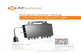 Instrukcja instalacji / obsługi · System PV wykorzystujący mikroinwertery APsystems jest prosty w instalacji. Każde urządzenie łatwo montuje się do konstrukcji bezpośrednio