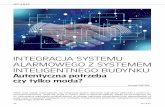 INTEGRACJA SYSTEMU ALARMOWEGO Z SYSTEMEM …ide.com.pl/dopobrania/artykuły firmowe/2017.06 SEC... · żeby sterowanie nie odbywało się kosztem komfortu użytkowników. Jeżeli