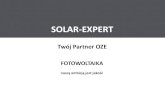 Twój Partner OZE - Nadarzyn1253,prezentacja.pdf · Ogniwo fotowoltaiczne jest to urządzenie które przekształca promieniowanie słoneczne bezpośrednio w elektryczność. Zjawisko