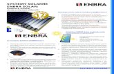 SYSTEMY SOLARNE ENBRA SOLAR kolektory na glikol.pdf · Sprawność 81 % Temperatura robocza < 100 oC Stała temperatura przy wielkości prom. 1000 W/m2 przy temp. otoczenia 30 oC