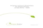 Program Ochrony Środowiskadane.plock.eu/bip//dane/51216_POŚ_PŁOCK.pdfProgram Ochrony Środowiska dla Miasta Płocka na lata 2016 – 2022 Green Key 5 Wykaz skrótów: BAT – ang.
