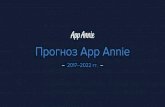 Прогноз App Annie - Amazon S3€¦ · 2017 года до 6,1 млрд в 2022 году. По прогнозу средние мировые расходы на устройство