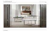 LONDA - Porada2).pdf · LONDRA 4 Square side table with metal frame and marble top. Quadratischer Beistelltisch mit Metallgestell und Marmorplatte. Guéridon carré avec piétement