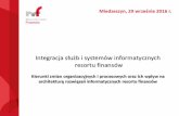 Prezentacja programu PowerPointforumti.pl/22Forum/prezentacje/M.Banas.pdf · Elektroniczne czynnošci kontrolne z užyciem JPK Zintegrowana obstuga klienta (70K) Wdroženie ustug