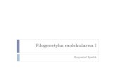 Filogenetyka molekularna I - Uniwersytet Warszawskiwiki.biol.uw.edu.pl/.../8/83/Filogenetyka_molekularna_I.pdf · 2013-01-27 · Literatura Krzysztof Spalik, Marcin Piwczyński (2009),