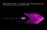 EXANTE Trading Platform€¦ · Новости и события (News & Events) 44. ... 3.1 Модульная структура Интерфейс торговой платформы