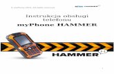 Instrukcja użytkowania telefonu › wp-content › uploads › 2017 › 12 › Hammer...nie odpowiadać funkcjom telefonu. W zależności od kraju, operatora, karty SIM czy wersji