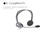 Logitech® Stereo Headset H111 Setup Guide · за интернет телефония, мултимедийни плейъри или игри. Logit ter Български 109