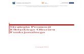Strategia Promocji - powiat.elblag.pl promocji EOF.pdf · powstała Strategia Promocji EOF, będąca rozwinięciem tematycznym diagnozy zawartej w Strategii Rozwoju Obszaru Funkcjonalnego