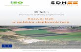Rozwój OZE w polskim ciepłownictwie - Solar …...1 | S t r o n a SDHp2m Słoneczne systemy ciepłownicze Rozwój OZE w polskim ciepłownictwie Dronninglund District Heating, PlanEnergi