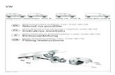 VW - pdf.dghsystem.compdf.dghsystem.com/12500559VWC.pdf · VW Caddy Kombi / Kastenwagen 02/04 Caddy Life 07/04 Caddy Maxi 01/08 Einbauanleitung Fitting instructions Instrukcja montazu