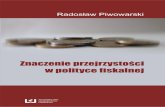 Radosław Piwowarski - Helionpdf.helion.pl › e_0e8l › e_0e8l.pdf · w Polsce przemian, wydaje się, że nadal istnieje potrzeba akcentowania przejrzy-stości w sektorze publicznym