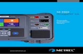 MI 3360 OmegaPAT XA - MERSERWIS · • Testowanie bezpieczeństwa elektrycznych urządzeń przenośnych ... przyrząd posiada wbudowane filtry funkcji pomiarowych dedykowanych dla