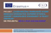 Projekt „Zagraniczna mobilność kadry edukacji …...Definicja terminu „edukacja dorostych" na potrzeby programu Erasmus+ z „Przewodnika po Programie Erasmus+" w 2015 i 2016