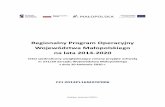 Regionalny Program Operacyjny Województwa Małopolskiego …...stymulujących popyt przedsiębiorstw na innowacje, w celu zwiększenia nakładów na ... Zwiększenie efektywności