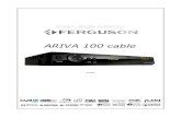 ARIVA 100 cable - TELPOL · Kable uszkodzone mogą spowodować pożar. ... Analogowe wyjście audio stereo 2xRCA. COAXIAL: Cyfrowe koaksjalne wyjście audio. COMPONENT (YpbPr): Komponentowe