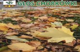 Gazetka Nr 63 1 - Gmina Chorkówka › Glos Chorkowki › Gazetka 63.pdf · XIV Jesiennej Giełdy Ogrodniczej w Boguchwale, gdzie zwycięzcy ... 5 tysięcy od roku 2014, bo od wtedy