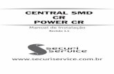 MAN CENTRAL SMD CR POWER CR REV 1.1€¦ · Identiﬁcação dos leds CR/POWER CR (consultar ﬁg.1) Para CR/POWER CR 0v127v220v R S Fuse JMP4 JMP3 JMP5 JMP1 CENTRAL SMD CR POWER