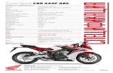 Super Sport CBR 650F ABS - Honda Мотоциклети · Super Sport CBR 650F ABS Технически характеристики Двигател 4-цилиндров, 4-тактов,