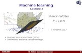 Machine learning - Institute of Nuclear Physics Polish Academy of … · 2017-04-07 · Enormous development of Machine Learning in the outside world in the last 10 years (“Big