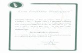 cert07 - KaMos · 2017-03-31 · List" Pro c t Vprzejmie informuje, že dnia 12 sierpnia 2010 r. , zgodnie z ustawq z dnia 17 grudnia 2004 r. o rejestracji i ochronie nazw i oznaczerí