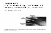 NAUKI O ZARZĄDZANIU · 2N. Dabner, „Breaking Ground” in the use of social media: Acase study of auniversity earthquake response to in form educational design with Facebook, “The