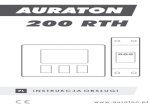 instrukcja AURATON 200RTH pl · urządzeń - (rozdział: „Sytuacje szczególne”) Dioda miga na zielono – odbiornik RTH czeka na skojarzenie urządzenia - (rozdział: „Kojarzenie