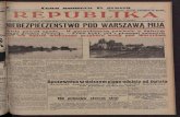 94) NIEBEZPIECZEŃSTWO PODbc.wbp.lodz.pl/Content/27135/Ilustrowana Republika 1934... · 94) ii" Cena numeru 15 groszu °Mata pocztowa uiszczona ryczałtem. ILUSTROWANA Dzisiejszy