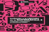 C M Y CM MY CY K de la MATEMÁTICA 2 › giga1 › documentos › EL006143.pdfla Parte 1: “Invitación a la Lectura de la Matemática”, varios textos que nos llevan por distintos
