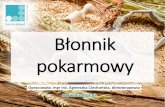 Suplement suplementowi nie równyalicja-wellness.pl/images/pdf/prezentacja_o_blonniku-biomol-med.pdf · działanie. Zapobiega m.in. rozwojowi opornościna insulinę,nowotworu okrężnicyoraz