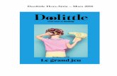 Doolittle Hors-Série – Mars 2018 · 2018-04-05 · ales MANGOSTAN, €, maisonmangostan.com PARIS Eau de toilette MINOIS PARIS 40€, minoisparis.fr Sweat MINI RODINI 55€, minirodini.com