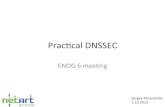 Prac%cal’DNSSEC’Хостерам’ • Один KSK намного’зон’–удобно’и’эффективно’ • Зоныпридётся’подписывать