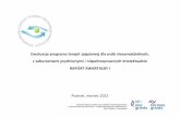 Ewaluacja programu terapii zajęciowej dla osób … · 2015-11-08 · Program terapii zajęciowej dla osób niesamodzielnych, ... Celem zintegrowanego programu terapii zajęciowej