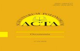 ACTA Oeconomia 17 3 2018 nowy layoutacta_oeconomia.sggw.pl/wp-content/uploads/Acta... · Acta Sci. Pol. Oeconomia 17 (3) 2018, 5–12 ISSN 1644-0757 eISSN 2450-047X DOI: 10.22630/ASPE.2018.17.3.32