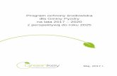 Program ochrony środowiska dla Gminy Pyzdry na lata 2017 ...6289,program... · PLH – - PL – obszar na terenie Polski, H - skrót od ang. habitat, czyli siedlisko PM 2,5 – pył